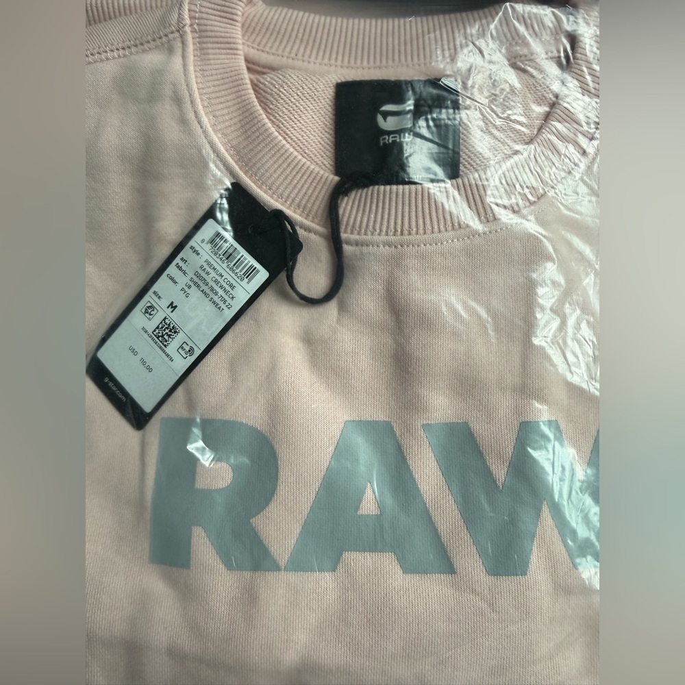 G-Star Light Pink Crew Neck Sweater - Picture 7 of 7